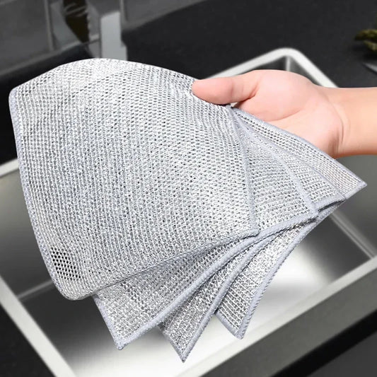 Paños de limpieza metálicos 10/u